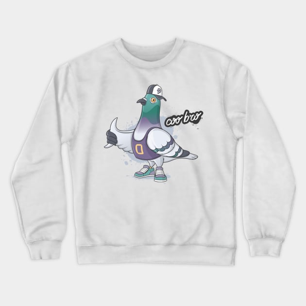 Coo' Bro Crewneck Sweatshirt by zoljo